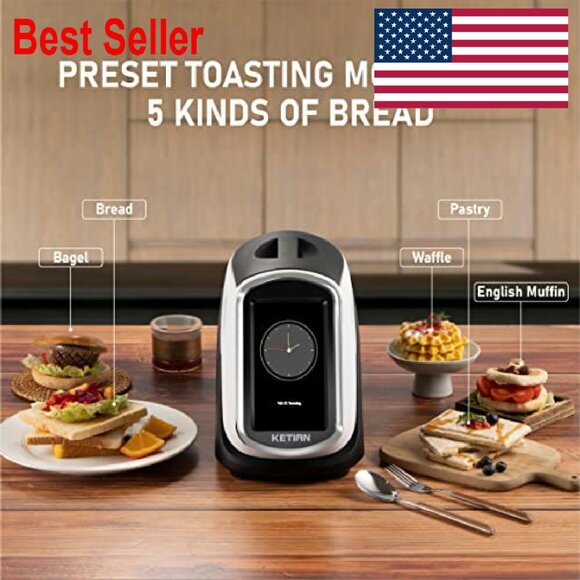 Modern Touchscreen Toaster Smart System Customize Time Quick Toast - Picture 6 of 8